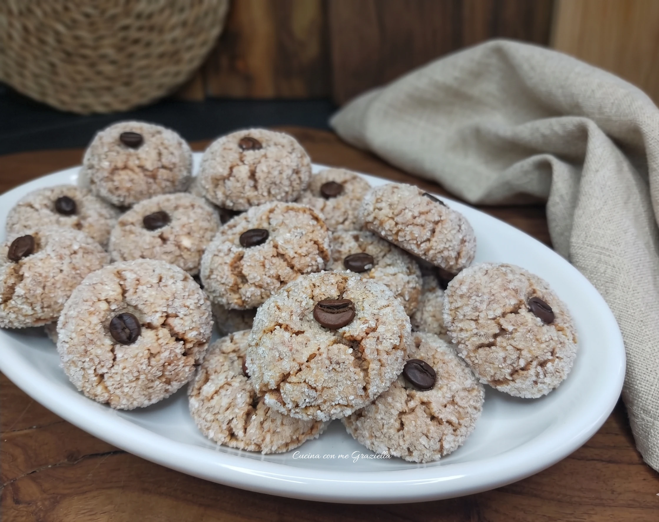 Amaretti morbidi al caffè