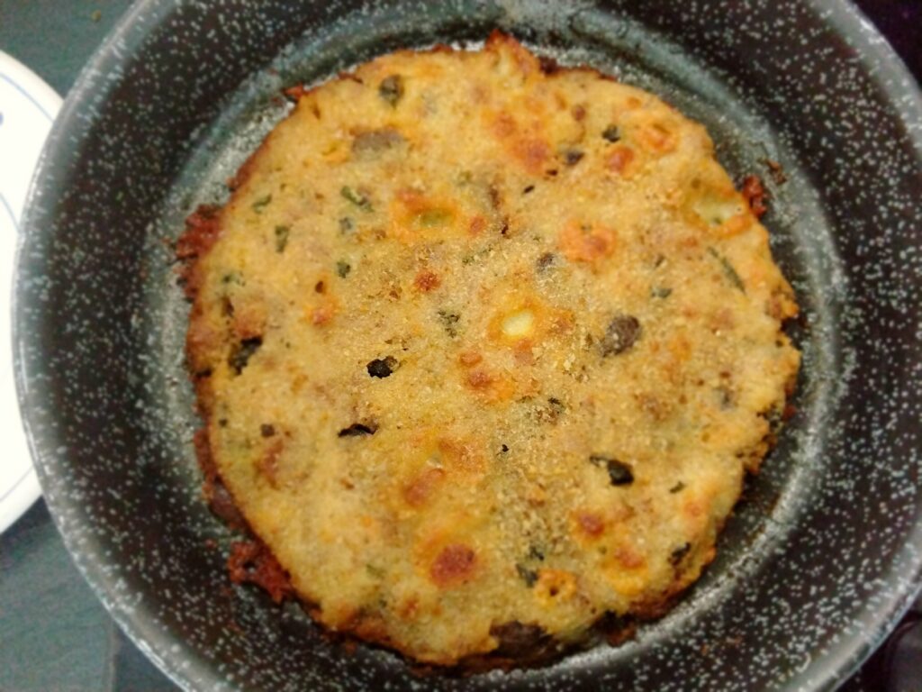 Frittata di pane alla pugliese